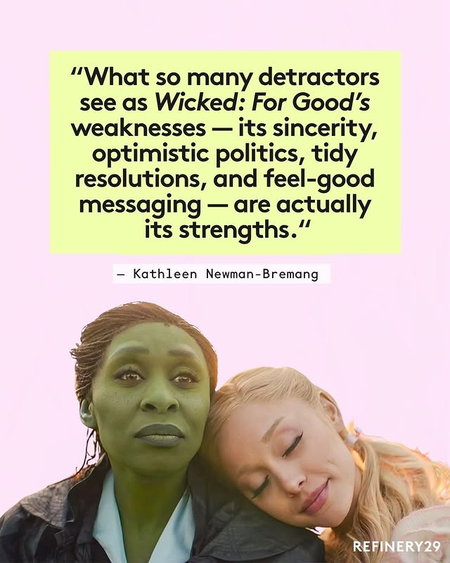 Instagram post by @kathleennb for Refinery29. Caption reads: “In a time when everyone’s a critic but no one’s....