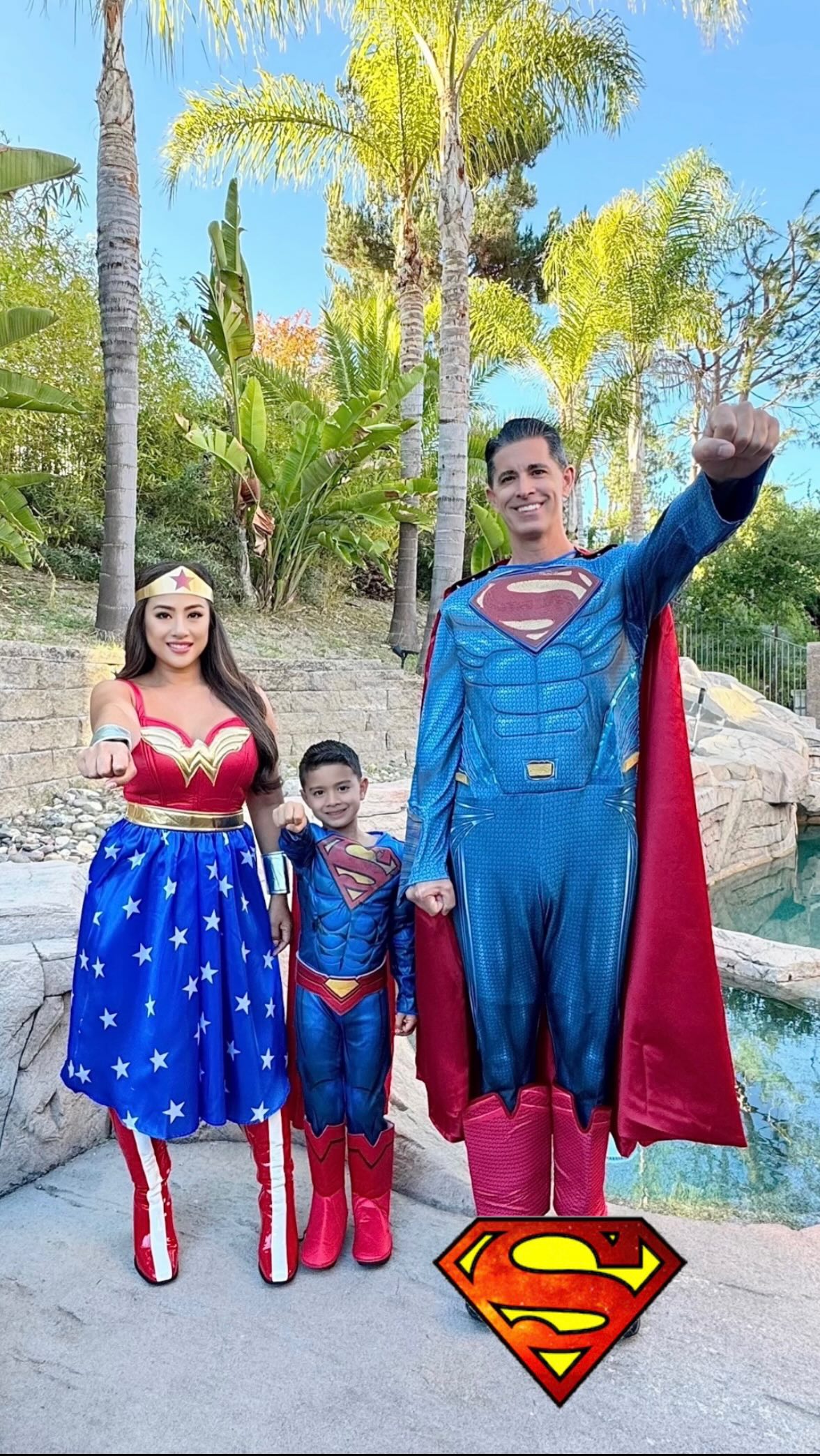 Instagram post by @mrs.myrna for Halloween Costumes. Caption reads: #AD 😍 Which costume should we rock this....