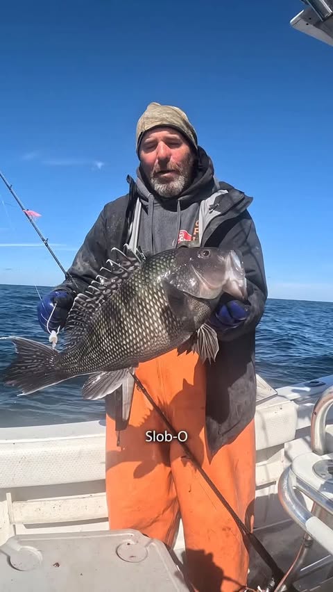 Instagram post by @tackle2thepeople for Mustad Fishing. Caption reads: Captain Eric “Sharky” Arabian shares a fishing....