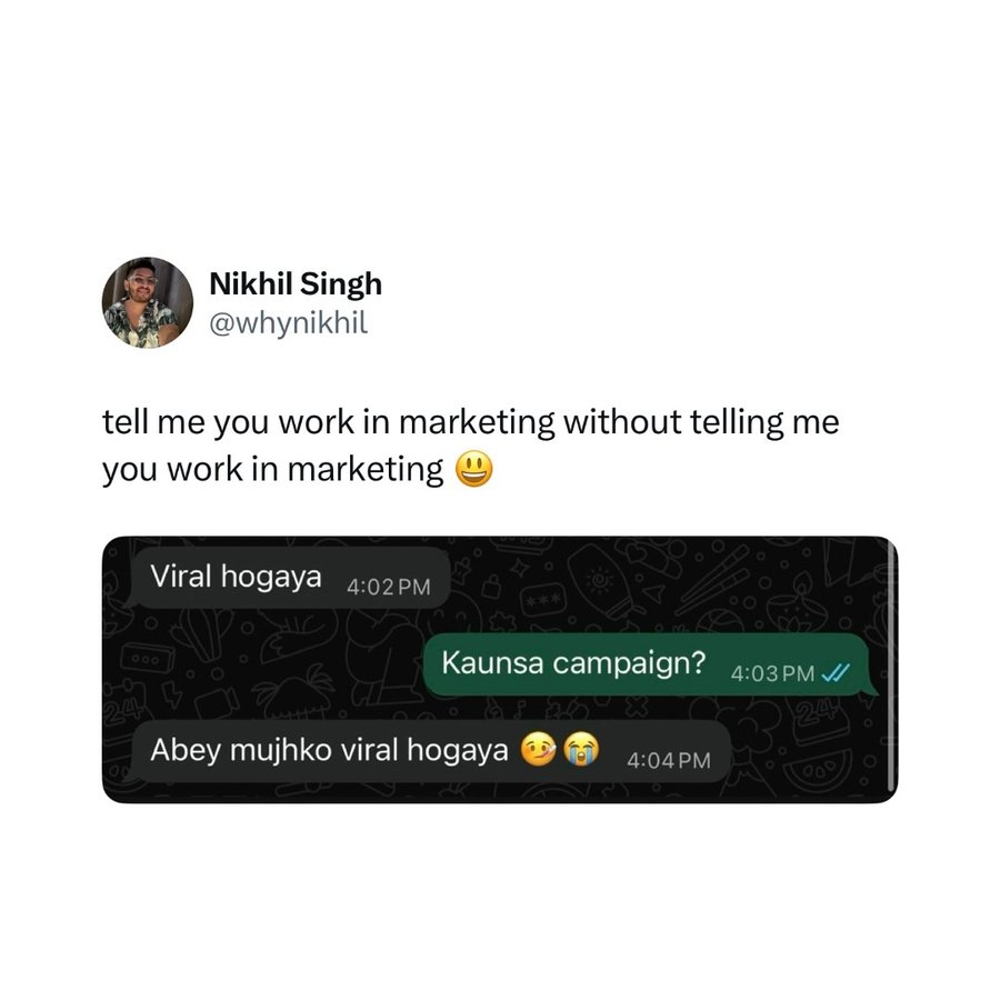 Instagram post by @niksbraindump for Social Samosa. Caption reads: Everyone’s getting viral, literally 😷.