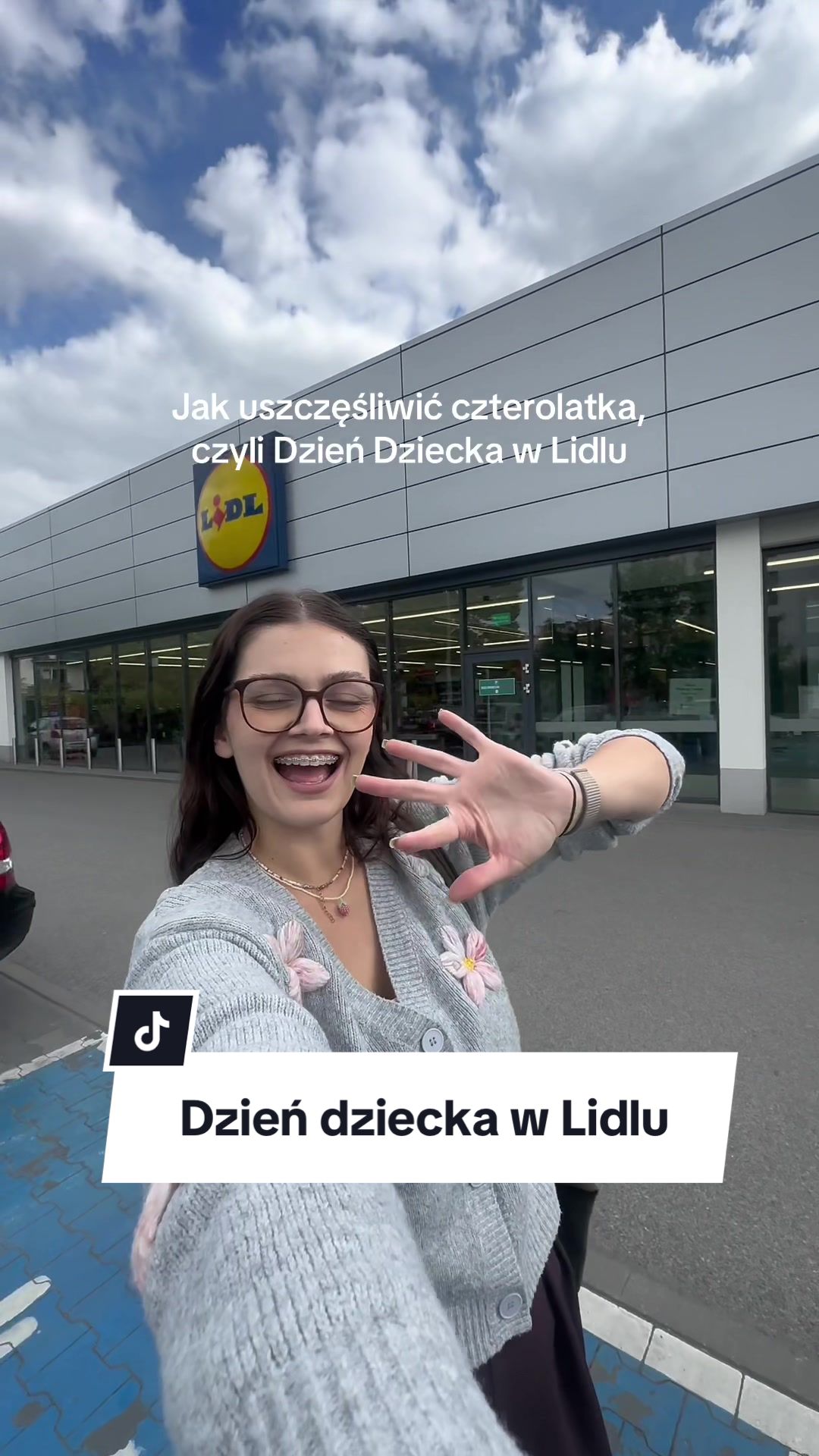 TikTok post by @sonialelito for Lidl Polska. Caption reads: [ współpraca reklamowa ] z @Lidl Polska  Pamiętam,....