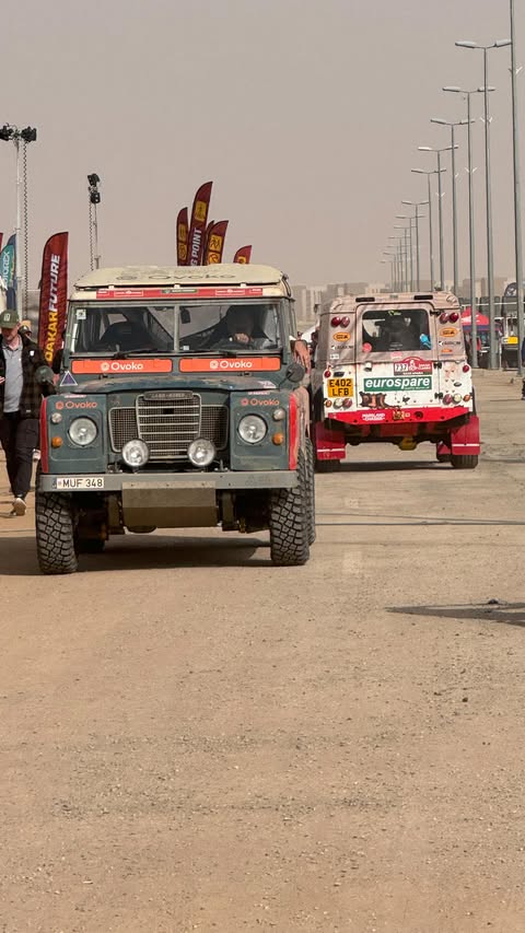 Instagram post by @overintherover for Castrol. Caption reads: Team Defender’s Home for the Dakar 🏜️

Slightly....