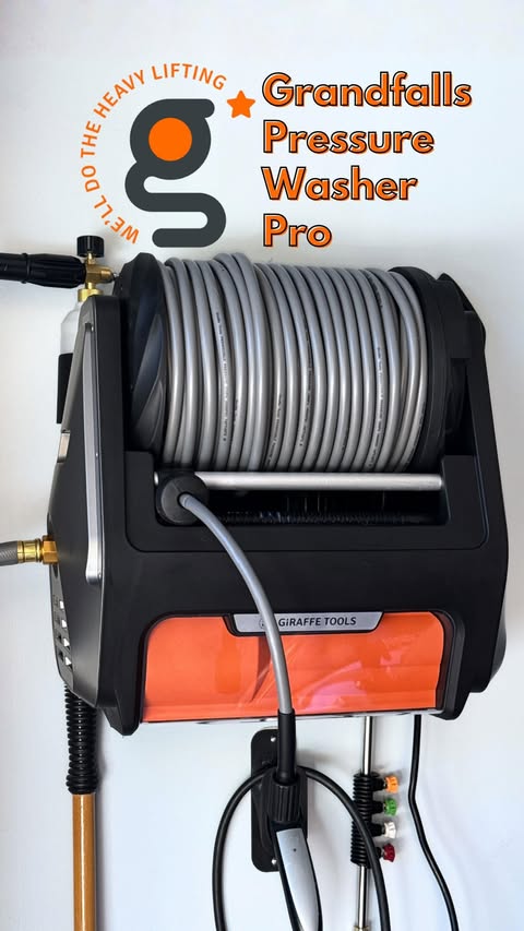 Instagram post by @small.vroom for Giraffe Tools. Caption reads: [...] pressure washer too! 
-
Thank you to....