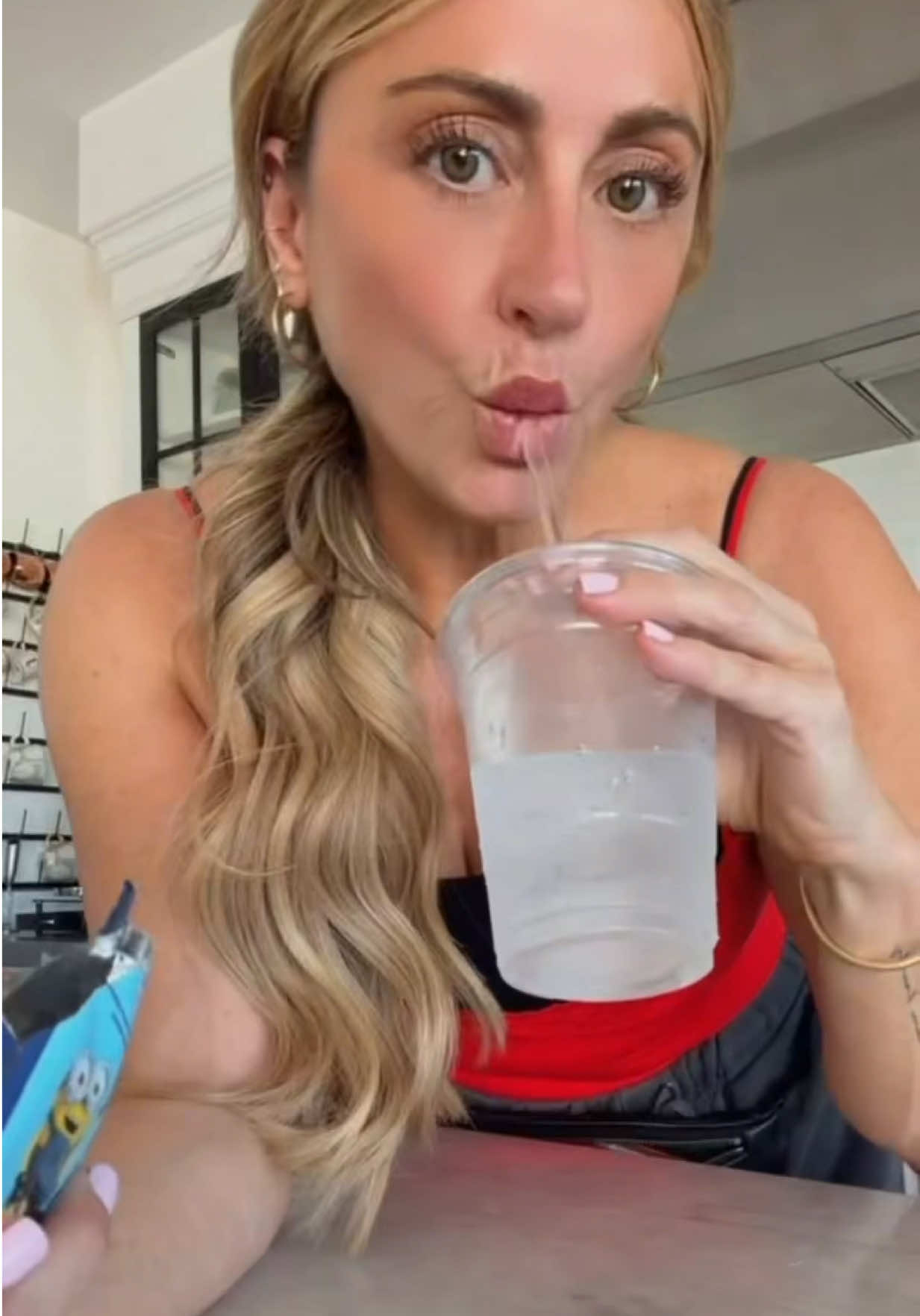 TikTok post by @citygirlgonemom for Lumineux. Caption reads: [...] teeth and taking care of them anymore.....