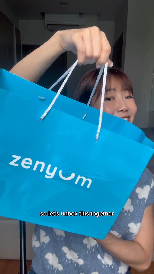 Instagram post by @kextay for Zenyum. Caption reads: In my invisible glow up era with @zenyum.sg....