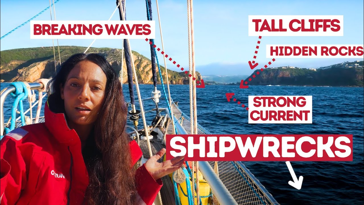 YouTube post by @FrothLyfeSailingNandji for EcoFlow. Caption reads: RISKING IT ALL! Sailing into the WORLDS MOST....