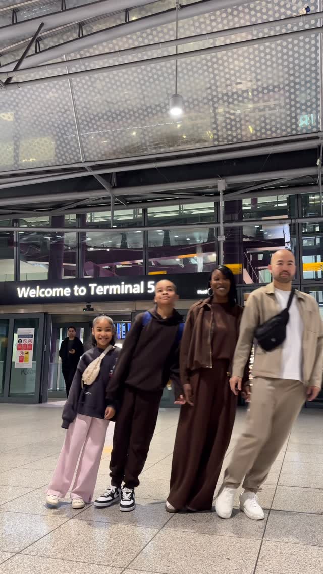 Instagram post by @thechoifamilyuk for British Airways. Caption reads: We’ve been transported to Volcano Bay! 🌋🌊

This....