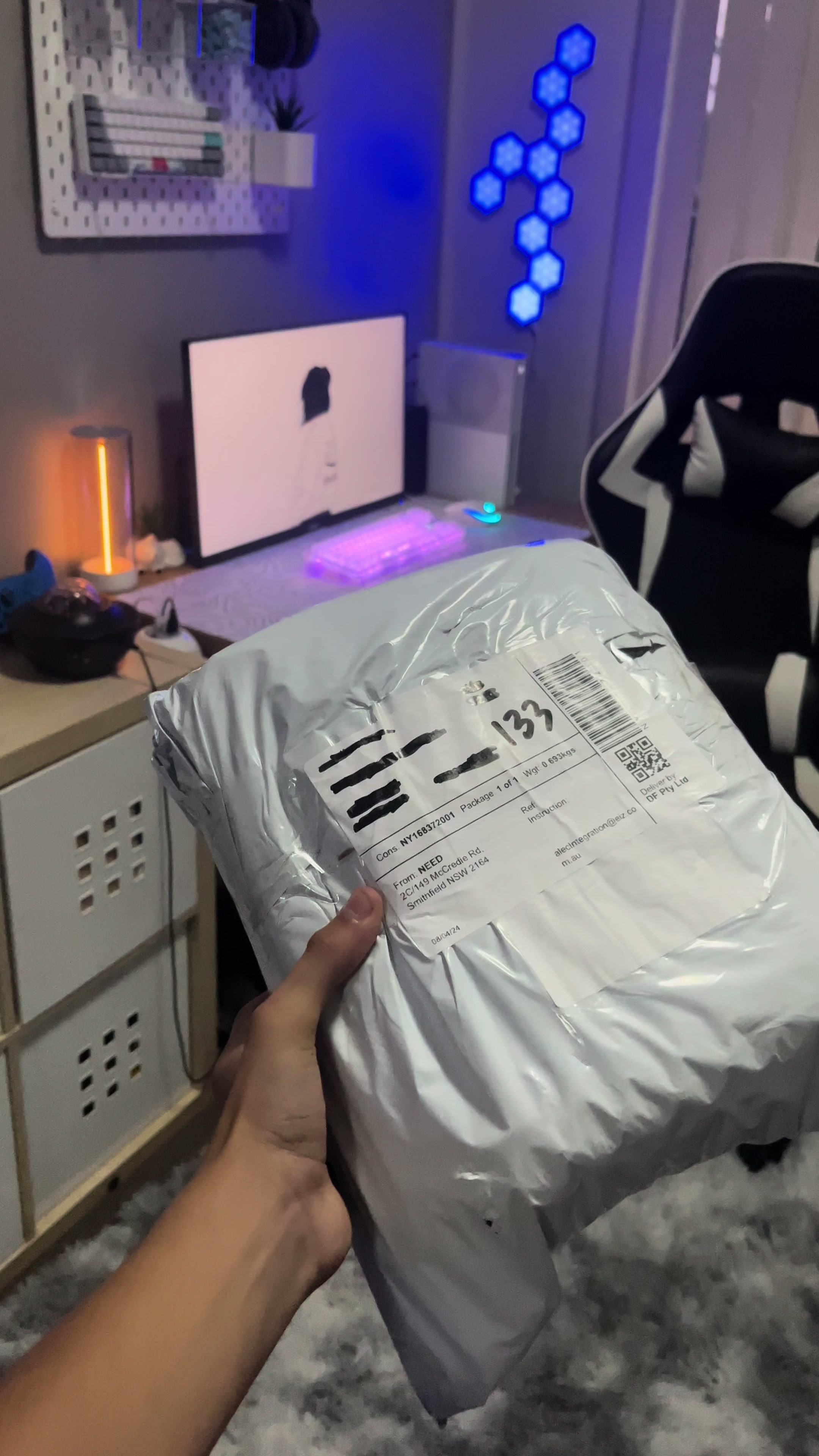 TikTok post by @ju..tech for EasySMX. Caption reads: Thanks so much @EasySMX @EasySMX Store - US....