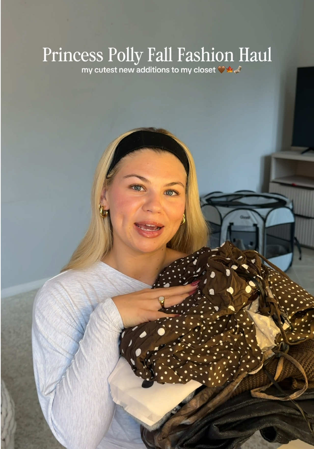 TikTok post by @miahowerton for Princess Polly. Caption reads: some new cutie pieces all from @Princess Polly use....