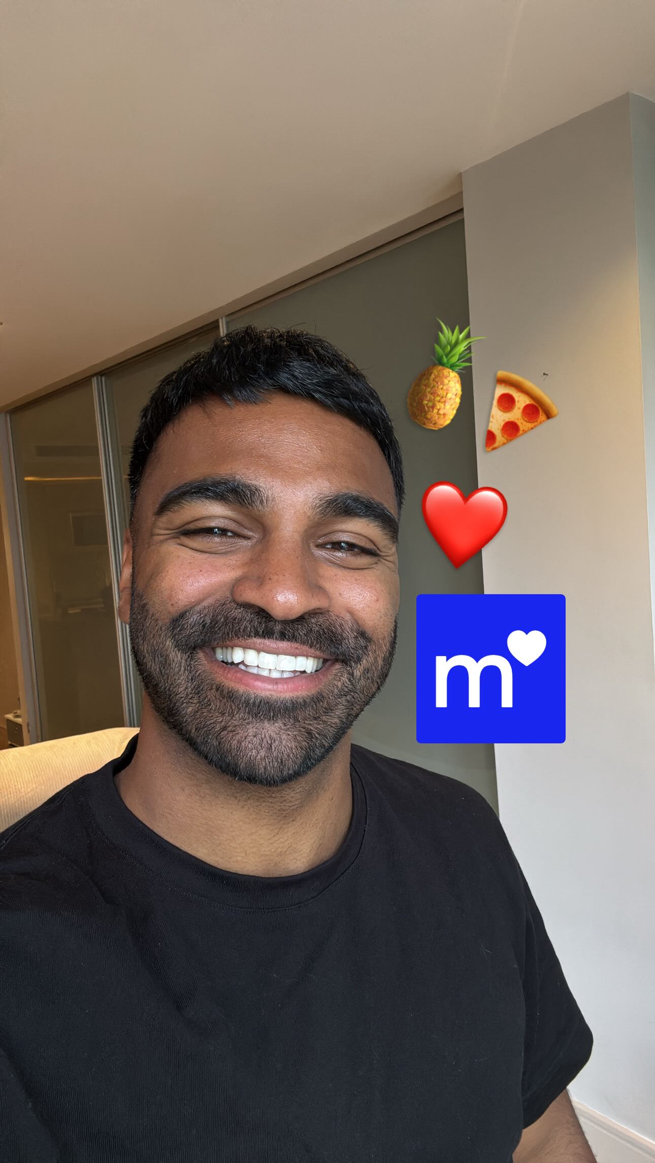 Instagram post by @nas_jm for Match. Caption reads: [...] Just real connection on @UKMatch❤️ #AD....