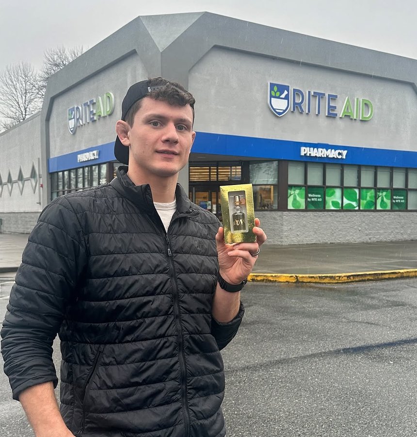 Instagram post by @choop556 for Rite Aid. Caption reads: Just picked up some Curve at @riteaid. There’s....