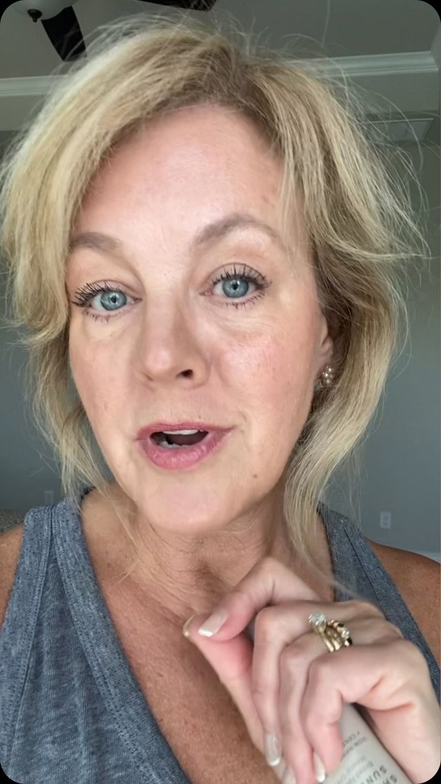 Instagram post by @themelissacunningham for Karuna Skin. Caption reads: My secret weapon for beautiful skin and it’s not....