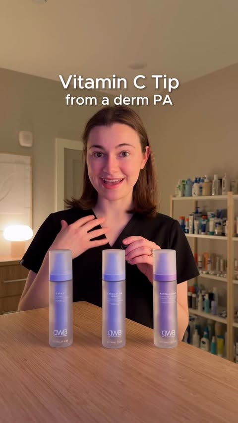 Instagram post by @sighlurskin for Dr. Whitney Bowe Beauty. Caption reads: A stable vitamin c serum like the....