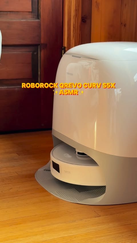 Instagram post by @dontdillydally_ for Roborock. Caption reads: Cleaning just got a lot easier with @roborock 👀....