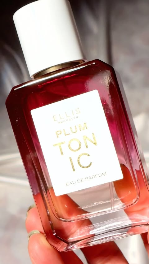 Instagram post by @beautybubble0326 for ELLIS BROOKLYN. Caption reads: PLUM TONIC Eau de Parfum - @ellisbrooklyn . Warm &....