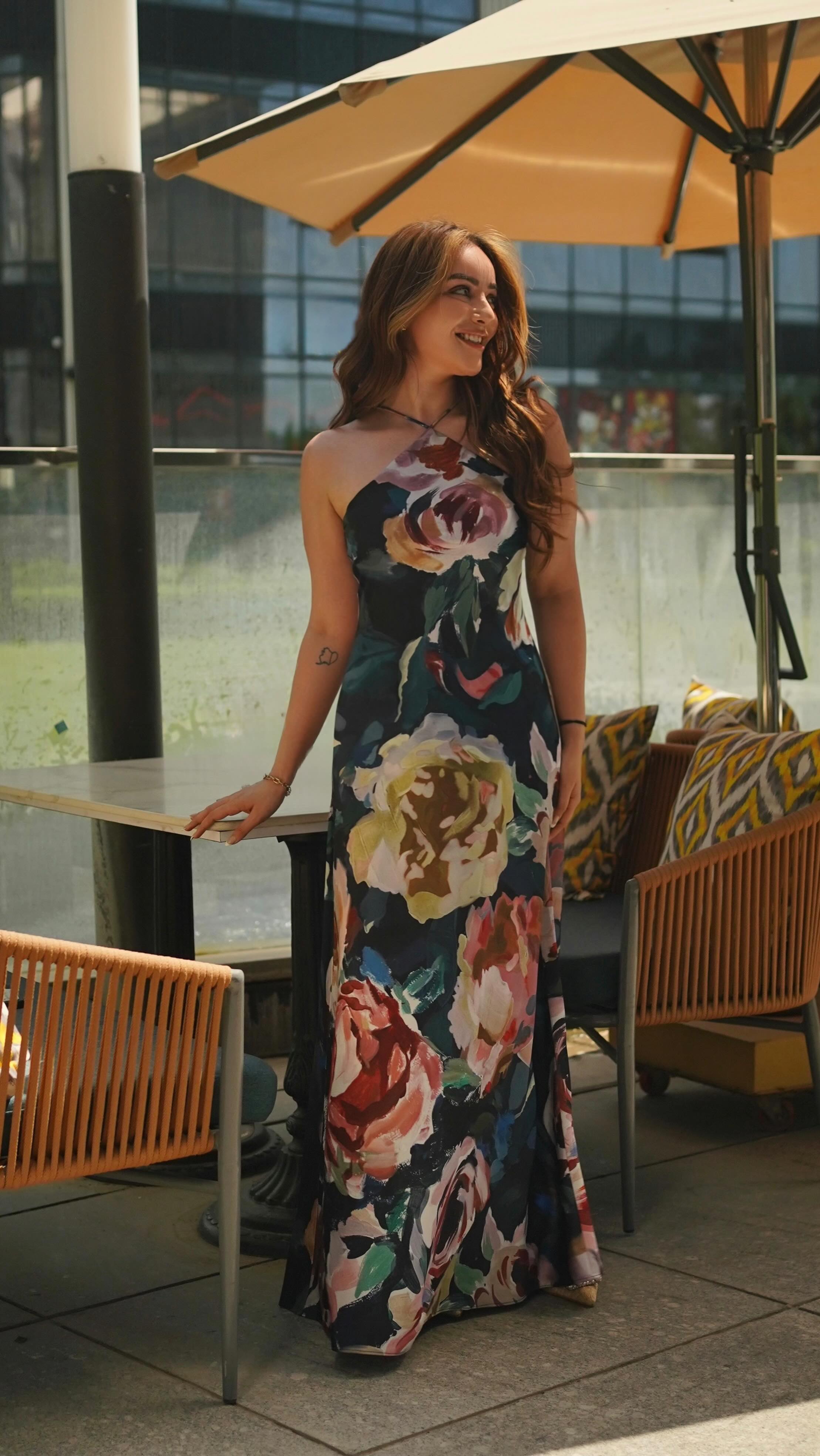 Instagram post by @simransethibedi for The Collective. Caption reads: @tedbaker Dresses for every mood, errand and....