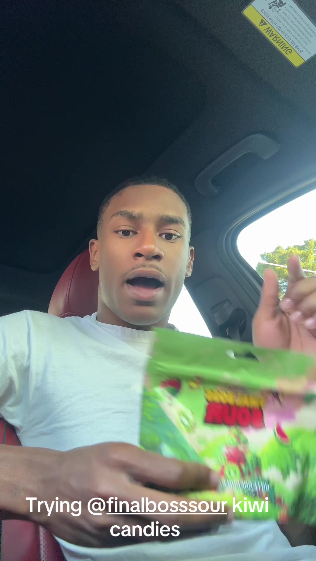 TikTok post by @landonxfrost for Final Boss Sour. Caption reads: I been seeing these candies from @finalbosssour....