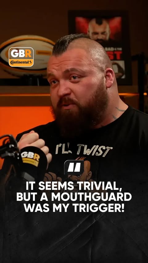 Instagram post by @goodbadbeast for The Good, The Bad & The Rugby. Caption reads: How Eddie Hall deadlifted 500kg 🧠 ￼ This week,....