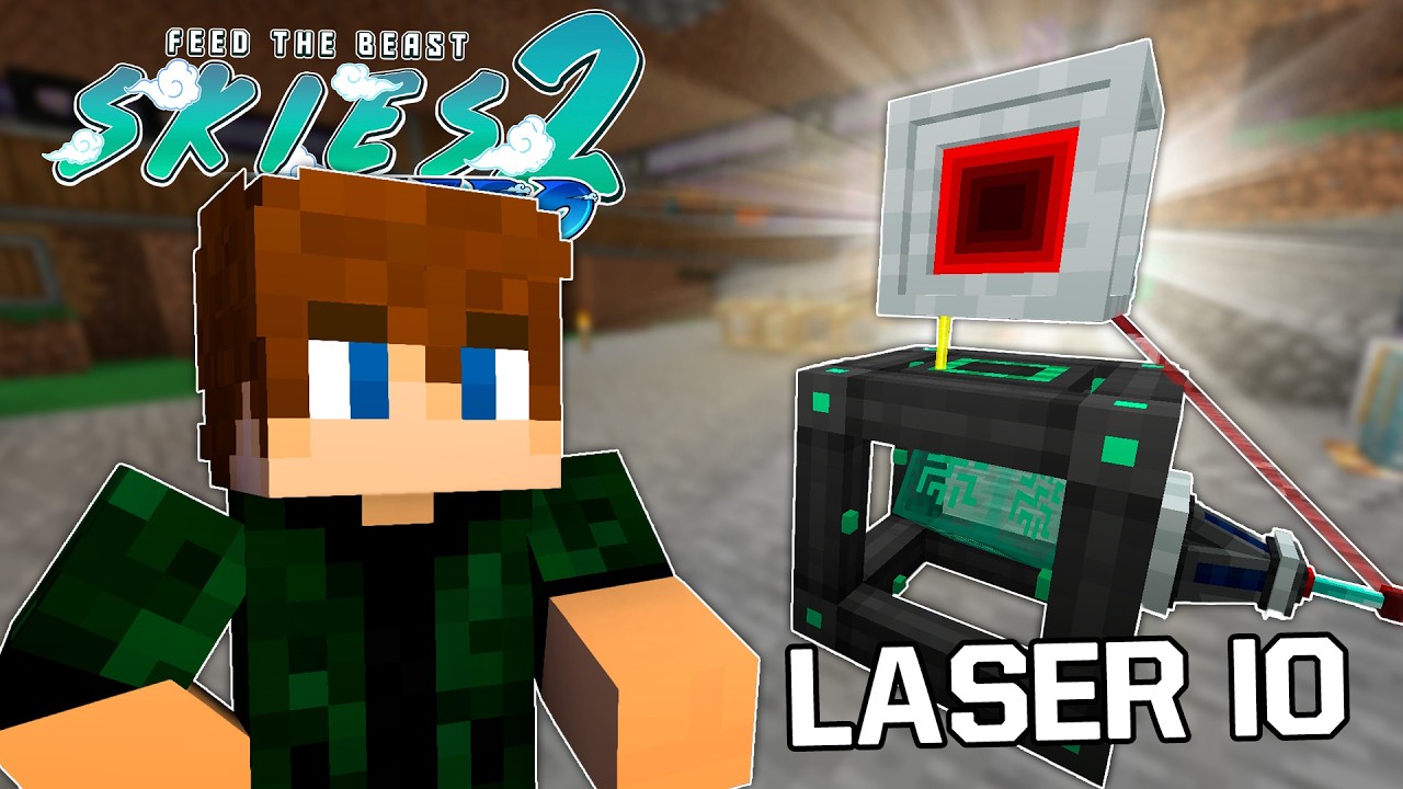 YouTube post by @Nofaxu for CurseForge. Caption reads: FTBSkies2Aero 11.