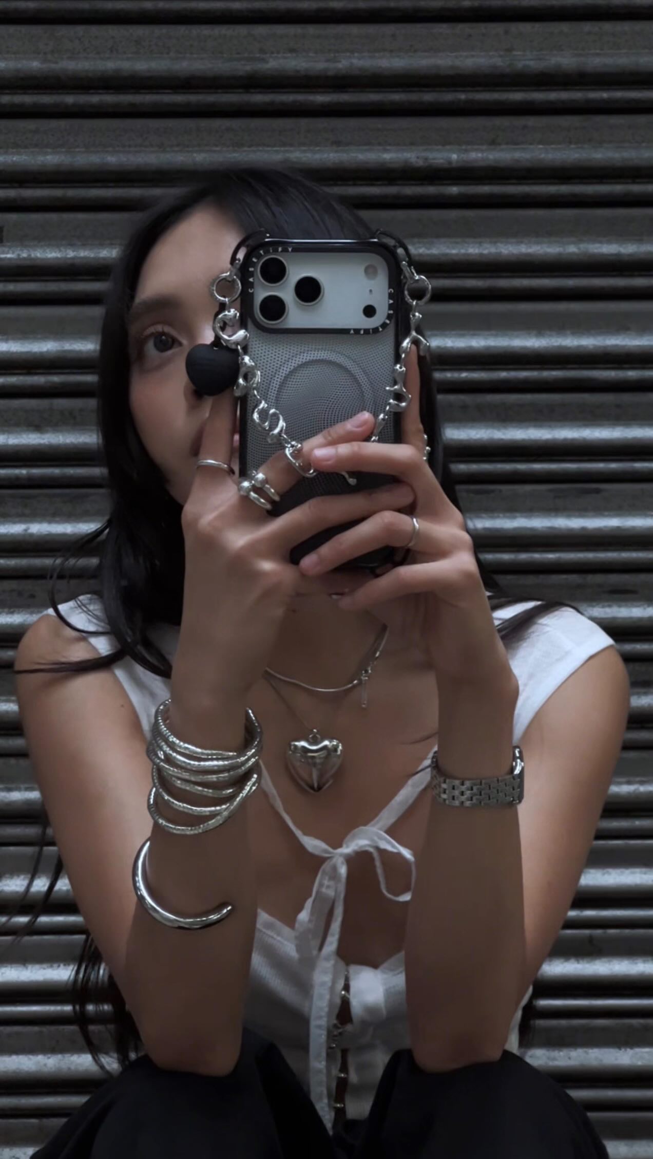 Instagram post by @idaandu for CASETiFY. Caption reads: 90% of my work lives on my phone — protection +....