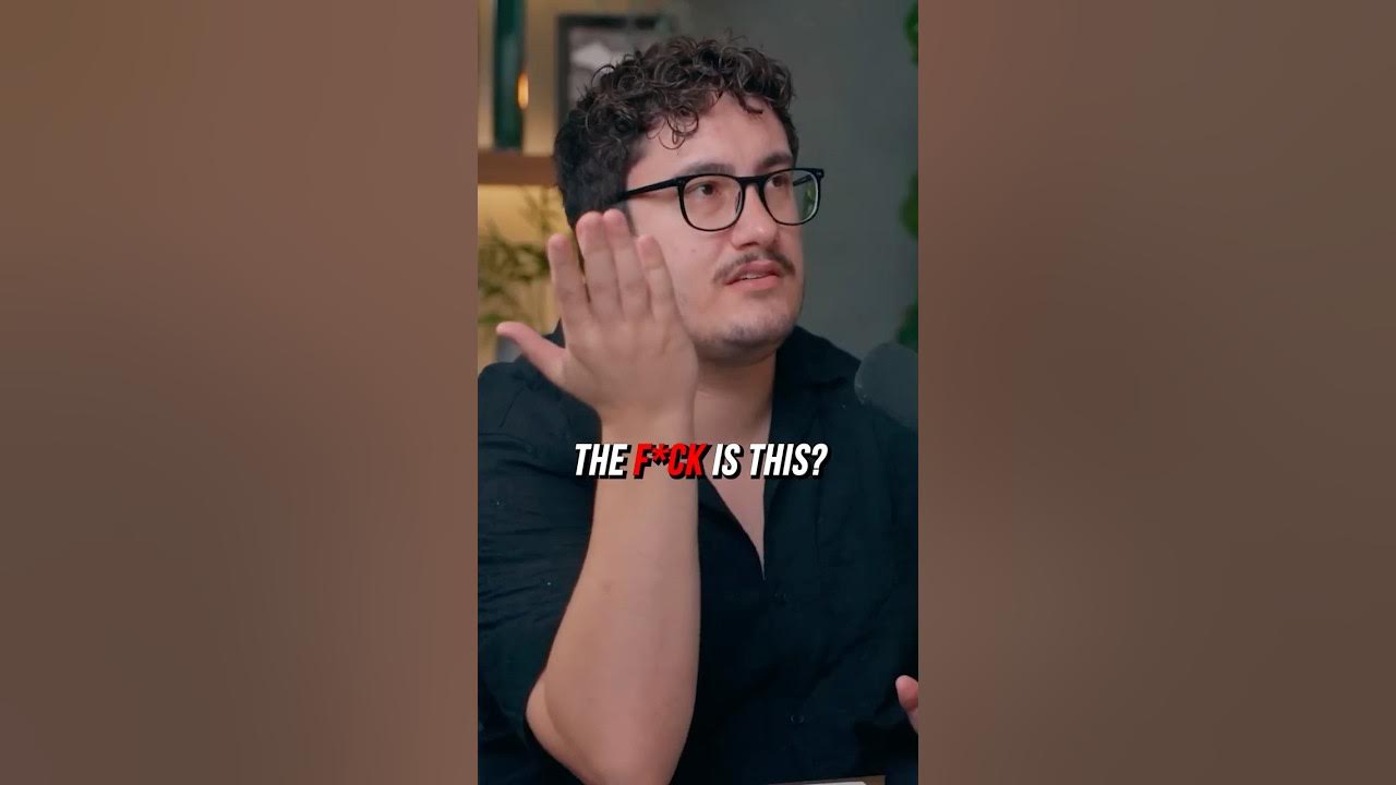 YouTube post by @CalebHammer for Acorns. Caption reads: She Ordered DoorDash While On Financial Audit.