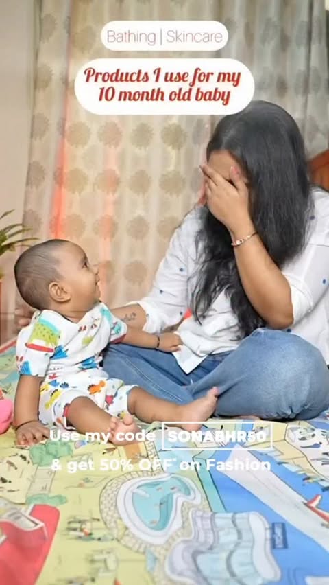 Instagram post by @coffeecoosnclicks for Babyhug. Caption reads: Here's what moms truly trust 💓
We love seeing....