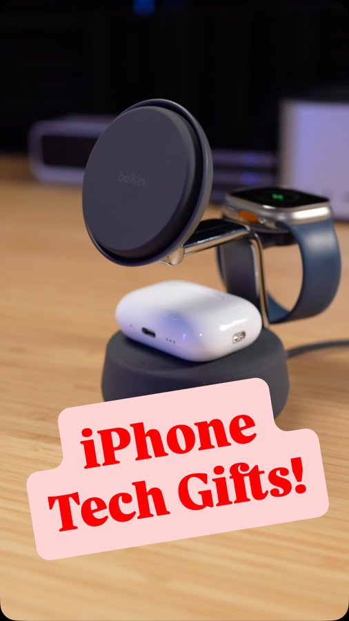 Instagram post by @stephenrobles for Belkin. Caption reads: Get the BEST charging gear from @belkin on Amazon....