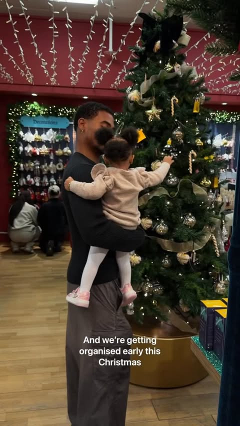 Instagram post by @jxrdan for Selfridges. Caption reads: A festive run with my baby sis at Selfridges....