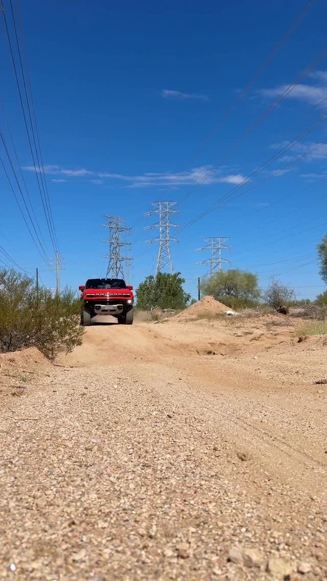 Instagram post by @its_jalopy_jeff for GMC. Caption reads: Heaviest Consumer Vehicle Money can buy?.