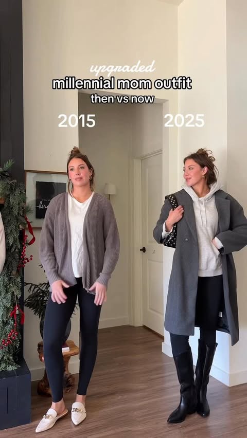 Instagram post by @macymalonee for Nordstrom. Caption reads: Updated cool mom outfit❤️ like this reel + say....