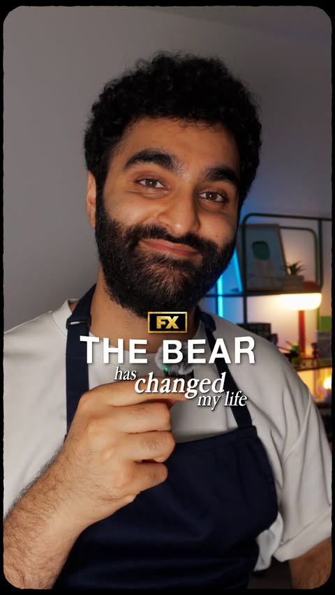 Instagram post by @thisiszohair for Disney+. Caption reads: [...] Life 👨‍🍳🐻 ad: special thank you to....