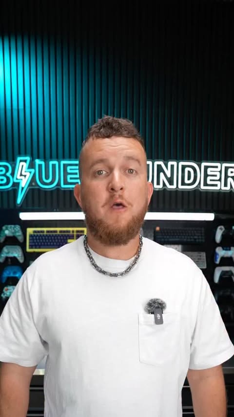 Instagram post by @blue_thundergaming for PlayStation. Caption reads: [...] my favorite headsets out right now!....