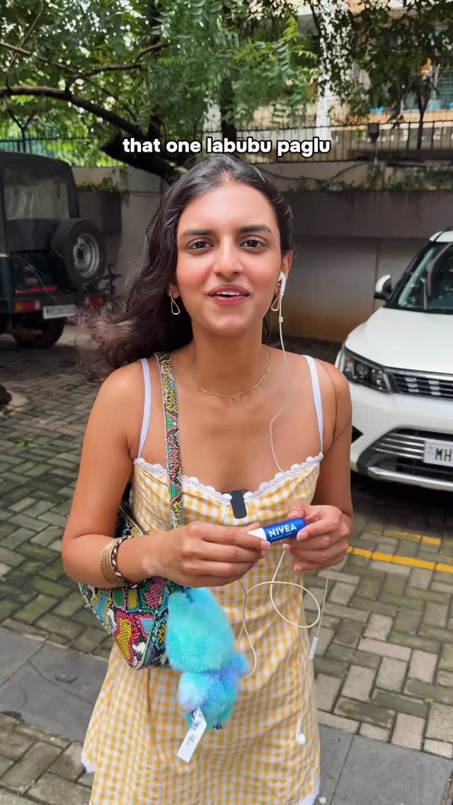 Instagram post by @theuncouple_ for NIVEA India. Caption reads: labubu’s cute, but can it moisturise your lips for....
