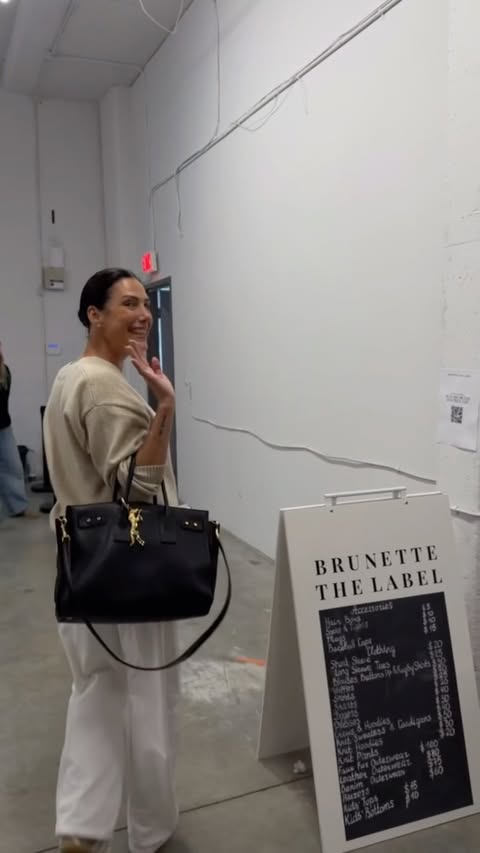 Instagram post by @miriamalden for Shopify. Caption reads: [...] I started @brunettethelabel was build a....