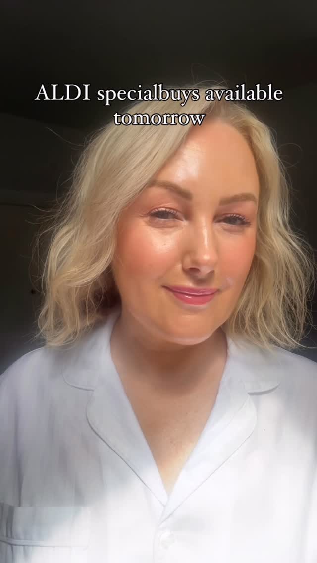 Instagram post by @irishbeautyfairy for Aldi UK. Caption reads: #ad @aldi_ireland always have a variety of beauty,....