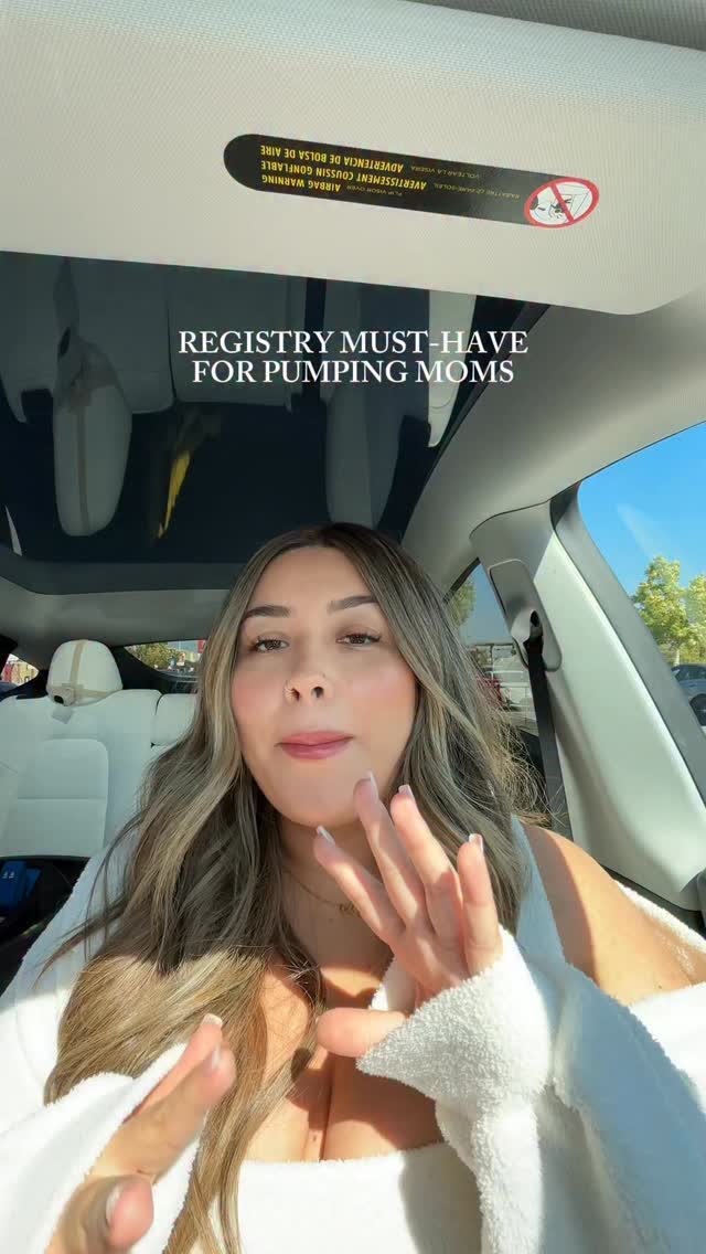 Instagram post by @britneydelsol for willowpump. Caption reads: my ultimate must-have registry item for new moms....