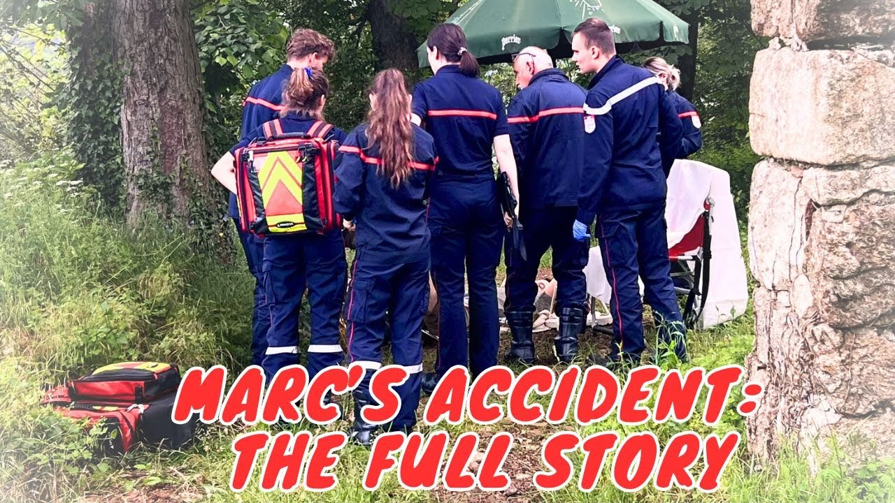 YouTube post by @Chroniclesofrosieres for Lingoda. Caption reads: The Full Story Behind Marc's Accident, and Why We....