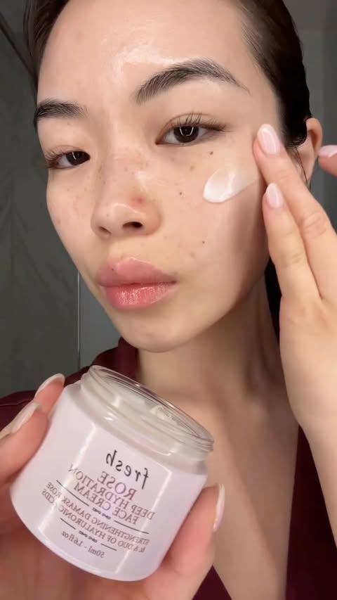 Instagram post by @mvrychen for Fresh. Caption reads: My morning pick-me-up: @freshbeauty’s rose....