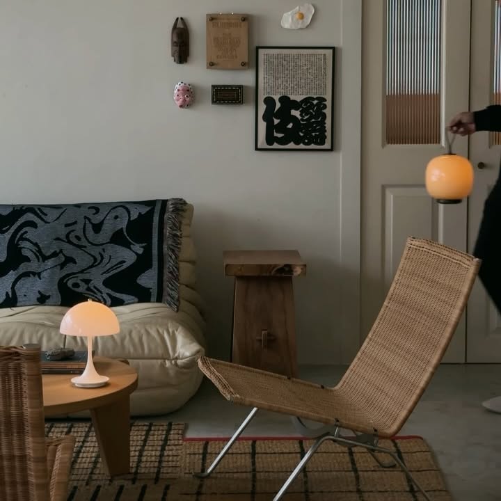 Instagram post by @madspatial for Louis Poulsen. Caption reads: quiet friday evening at home 😌

There’s a quiet....