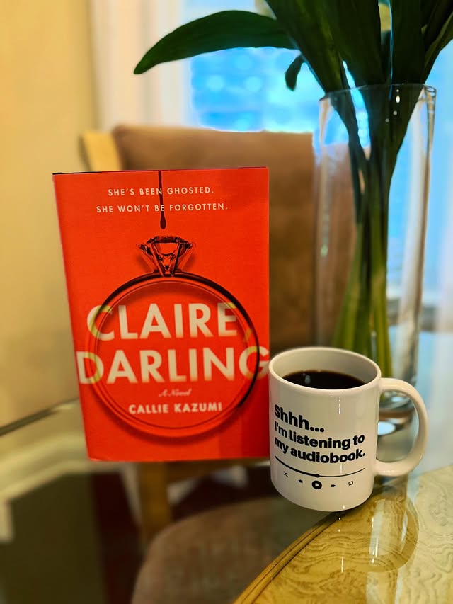 Instagram post by @itsallaboutthethrill for Penguin Random House Audio. Caption reads: Well Helllooo Claire Darling!! 🫶Thank you so much....