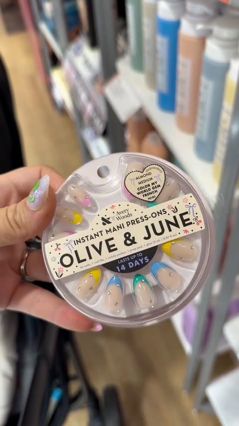 Instagram post by @brooklynnmcgolden for Olive & June. Caption reads: This collab is EVERYTHING I wanted to get every....