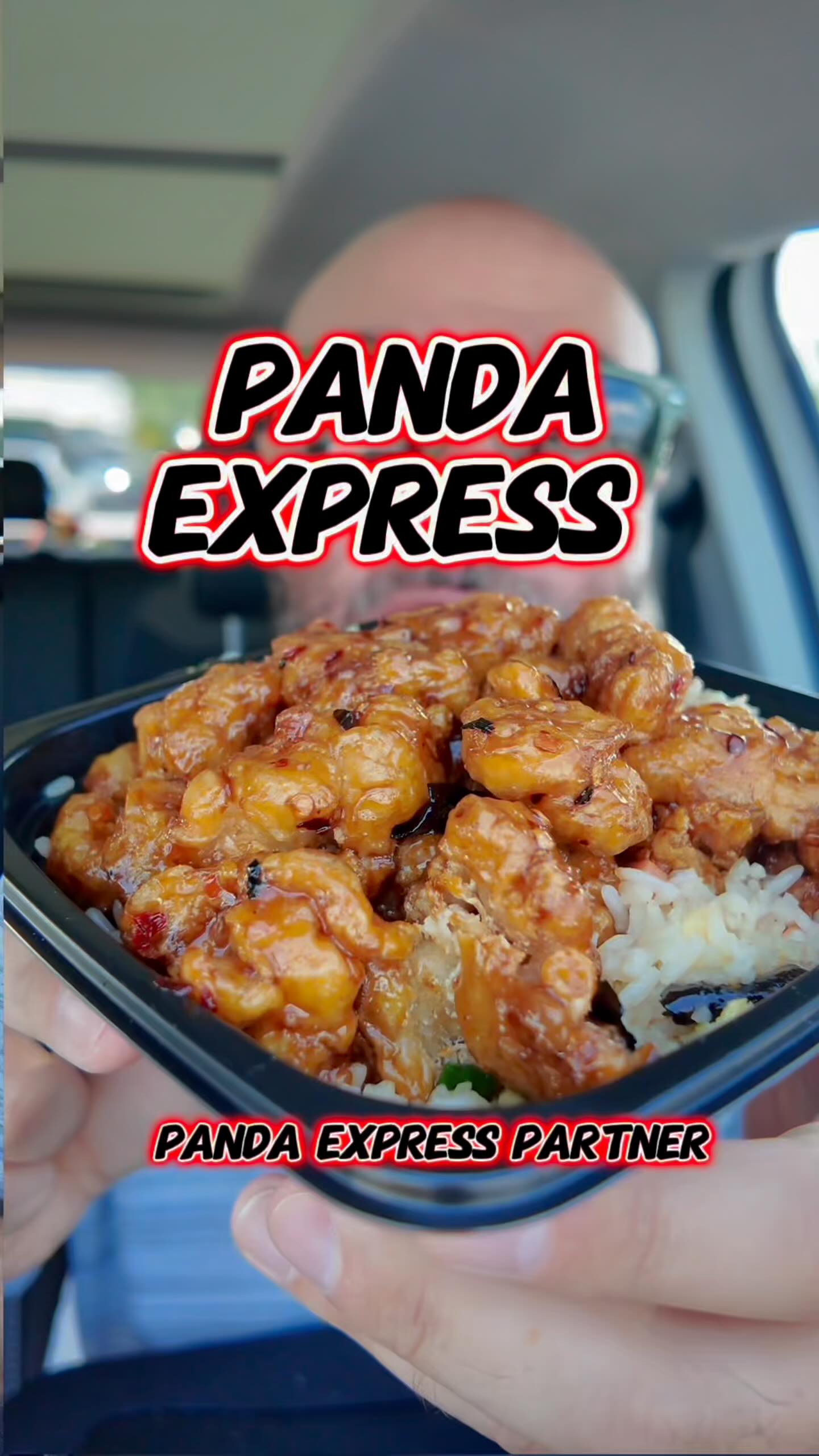 Instagram post by @joshsfoodnstuff for Panda Express. Caption reads: New Panda Express Location in New....