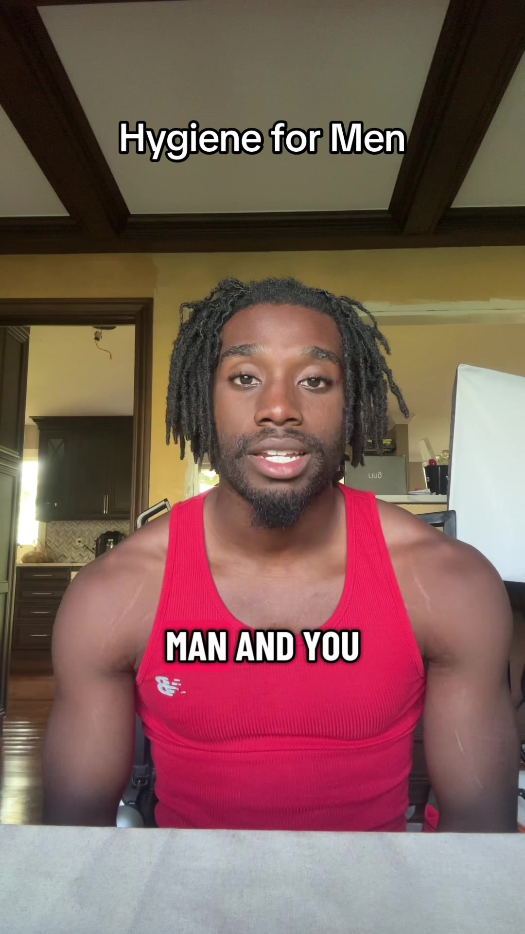 TikTok post by @lhowell21 for Derm Dude. Caption reads: [...] cream / hygiene for men #menhygiene @Derm....