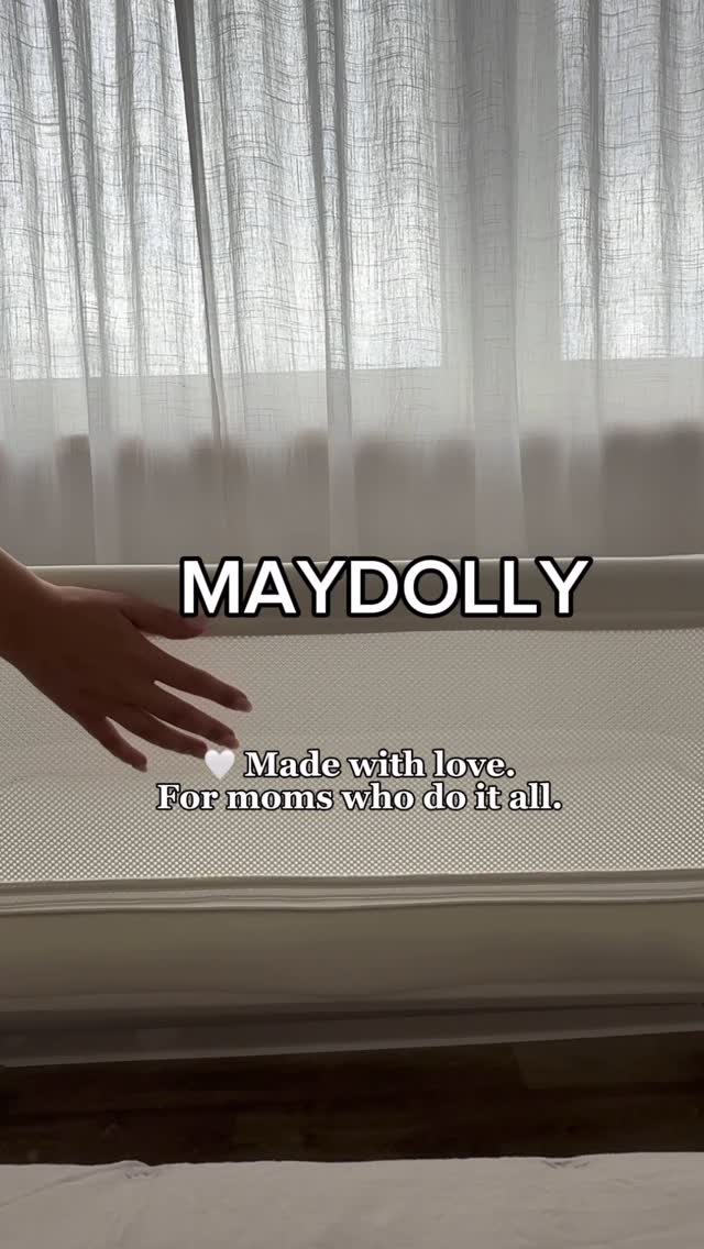 Instagram post by @megi.and.littles for Maydollybaby. Caption reads: [...] modern mama deserves. #maydolly....