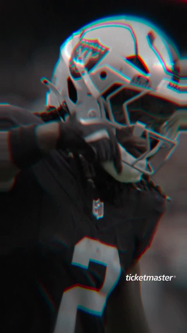 Instagram post by @raidersausnz for Ticketmaster. Caption reads: [...] 🤩

#DALvsLV | Presented by @ticketmaster.