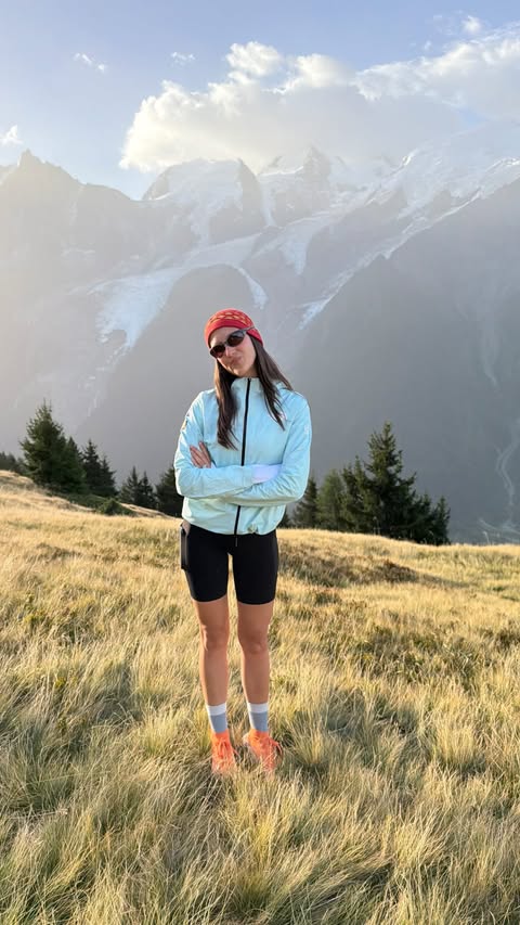 Instagram post by @nanalambert for The North Face. Caption reads: [...] and just enjoy where you are!!....