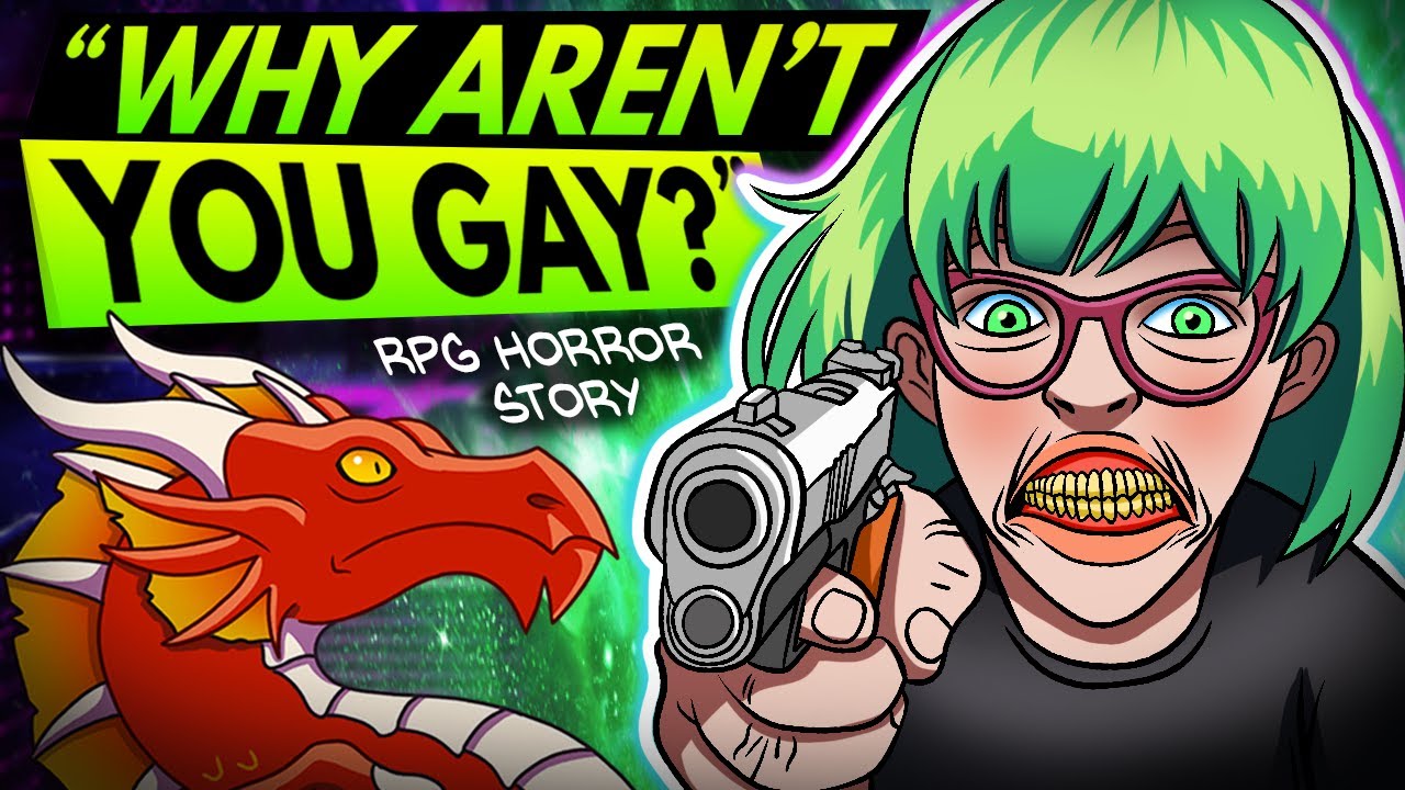 YouTube post by @DenoftheDrake for Redbubble. Caption reads: Creep FREAKS OUT Because I Won't Date Her |....
