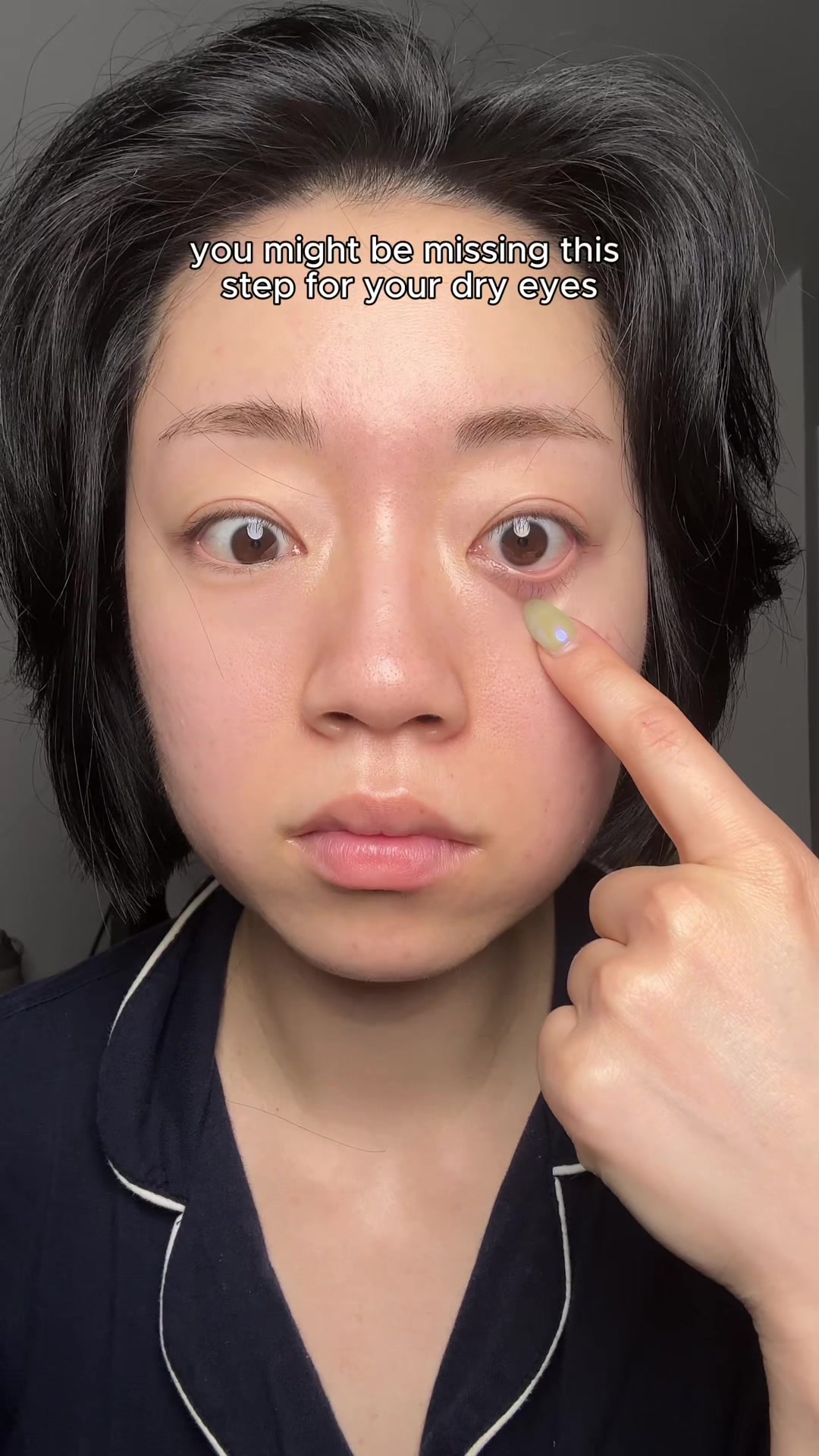 TikTok post by @minjuugc for CorneaCare. Caption reads: [...] this step and lmk how it help!! @CorneaCare....