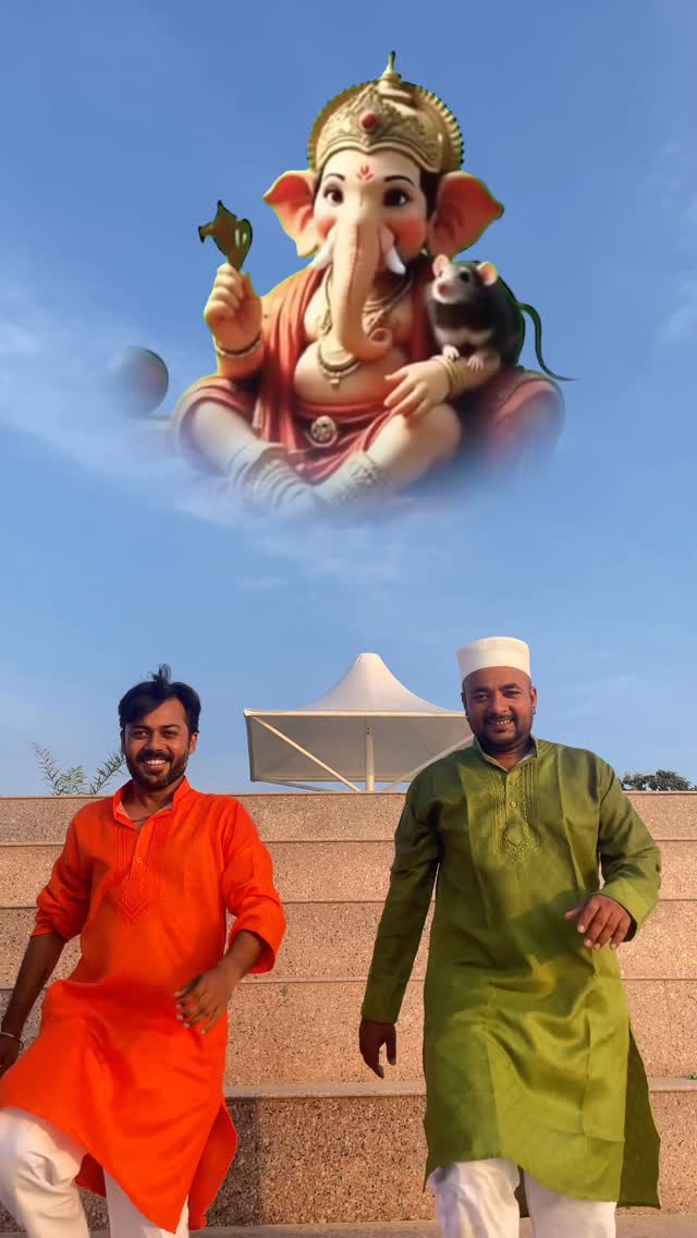 Instagram post by @yoyo_irfan_king for Creators. Caption reads: Ganesh Utsav 🙏 
Like n Share||Follow for....