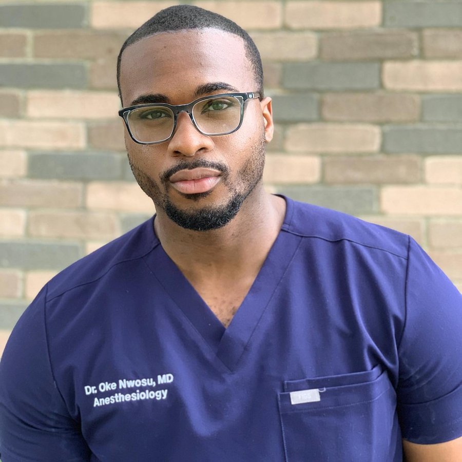 Instagram post by @doctor.nwosu for Stoggles. Caption reads: [...] & @cest.char !!! 
I’ve teamed up with....